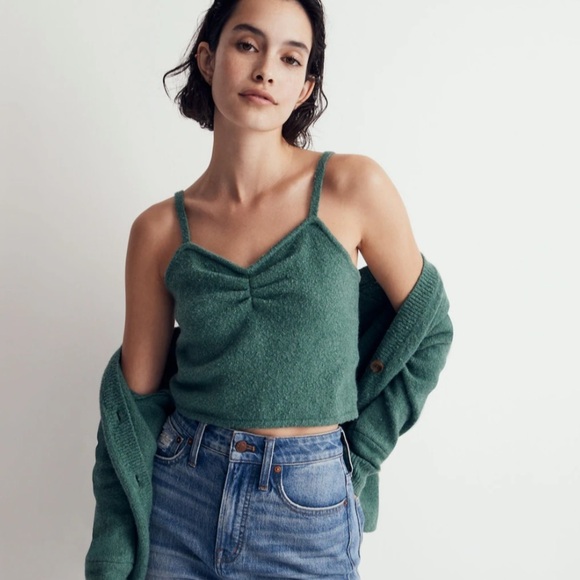 NWOT Madewell Mapleton Crop Sweater Tank womens top - Picture 1 of 10